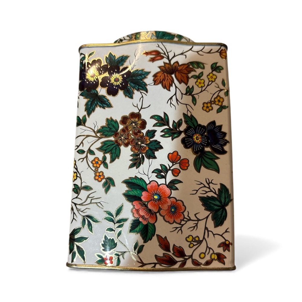 Vintage Daher Floral Decorative Tin